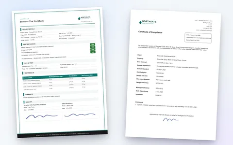 Certificate preview screenshot
